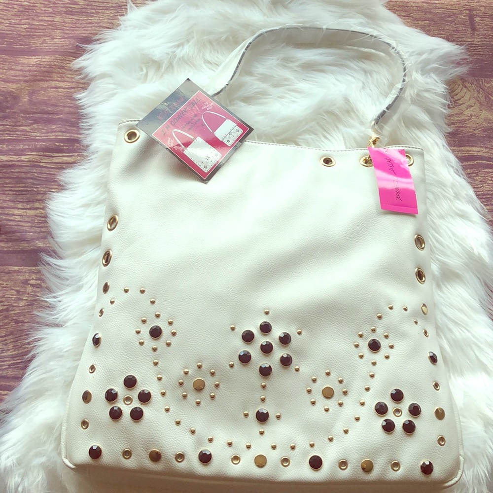 Betsy Johnson large convertible shoulder  bag NWT